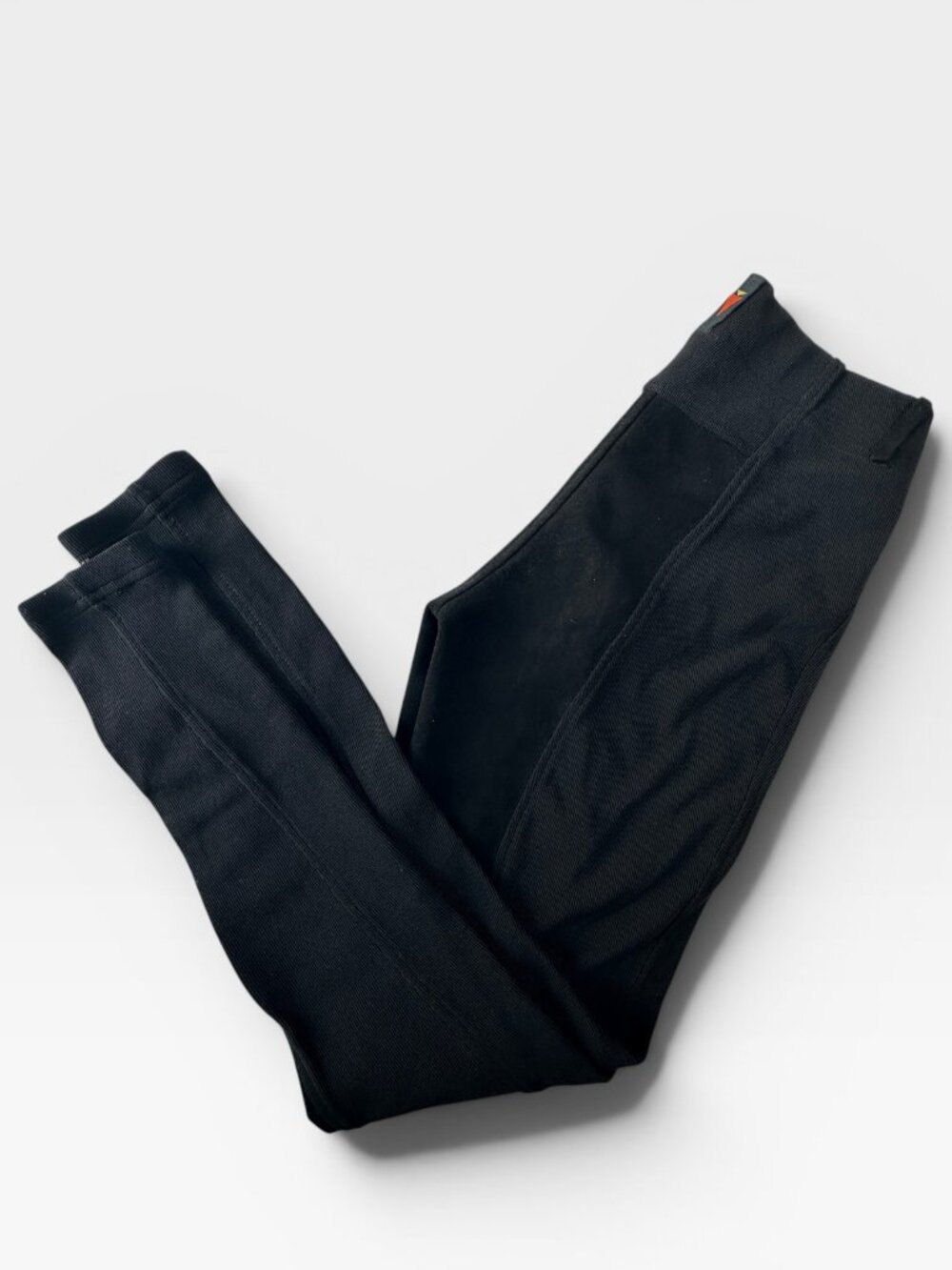 Kerrits Womens Sz S Channel Rib Tights Equestrian Riding Breeches Black